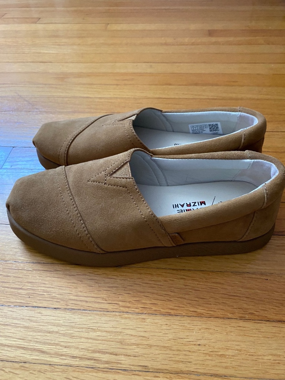 TOMS x Jamie Mizrahi Women’s Brown Suede Slip-On Shoes Size 5
